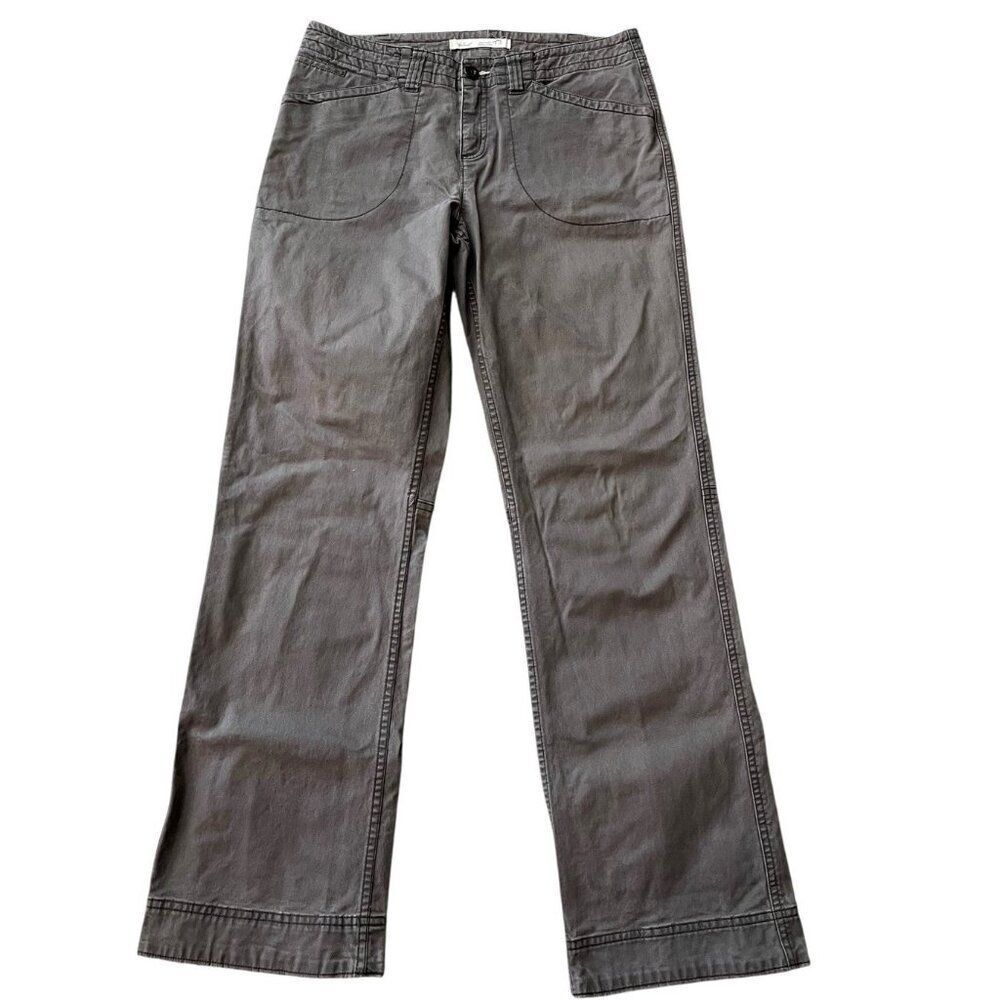 Woolrich Womens Size 6 L Gray Jeans 33 x 31 Casual Soft Stretch Button Pockets